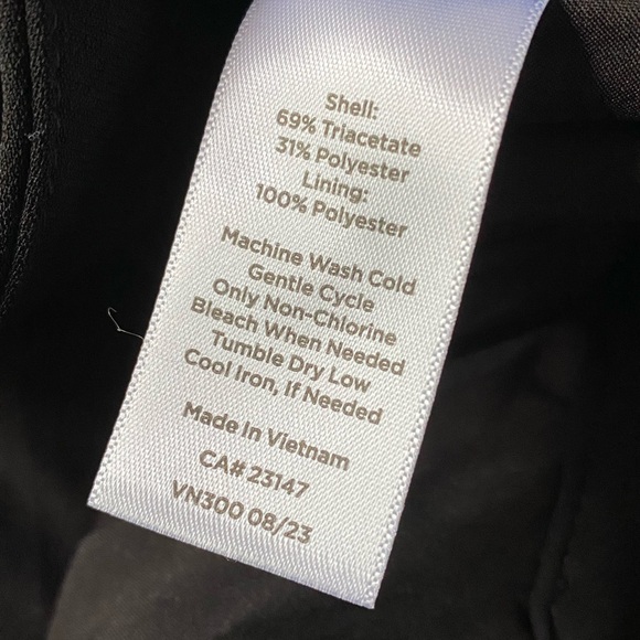 NWT‎ Talbots Women's Black Dress Pants Size 14 - Picture 7 of 7